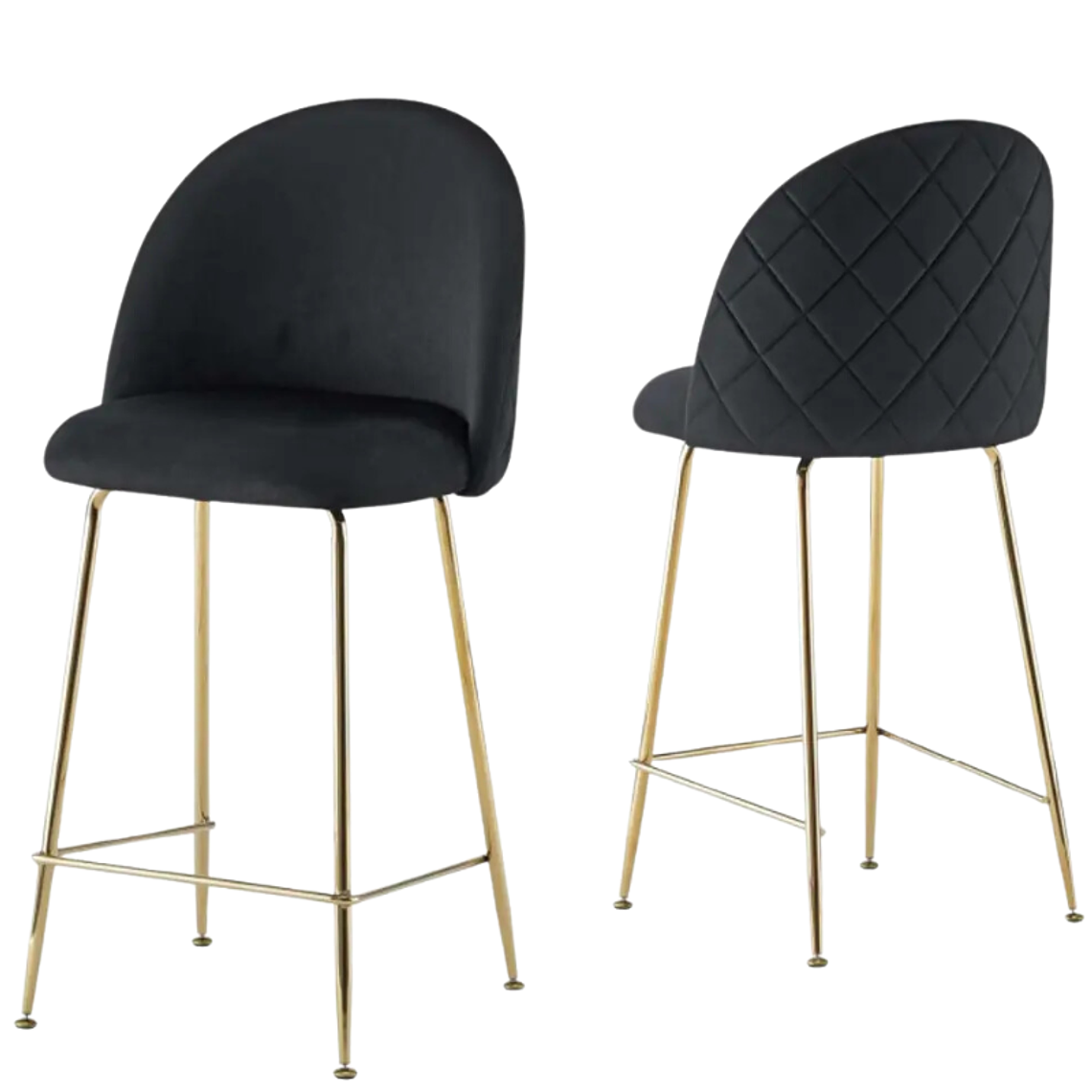 Taburete Breda Gold Velvet 66 cm 4