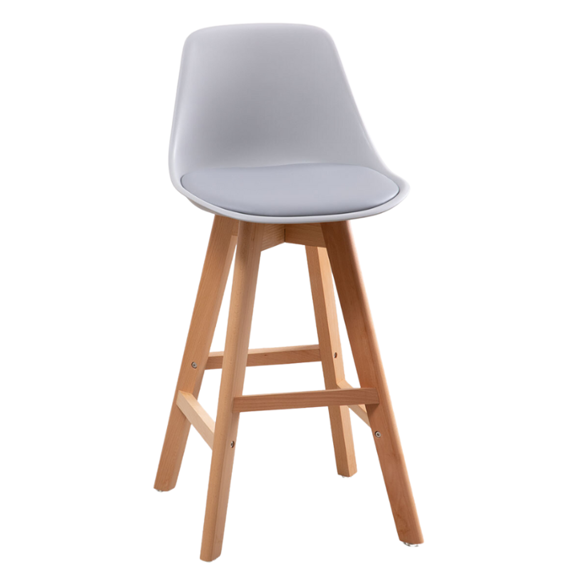 Taburete Piso Tulip 64 cm Respaldo Medio 4