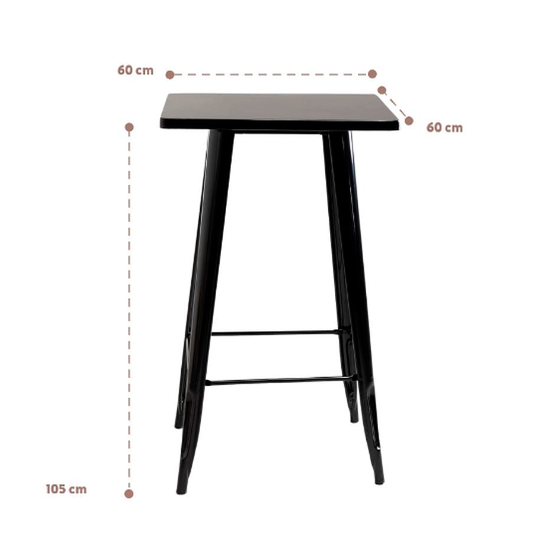 Mesa Tolix Bar Metal 60x60 cm 4