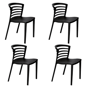 Pack 4 Sillas de Terraza Francia 
