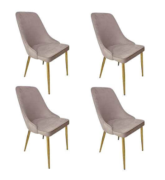 Pack 4 Sitiales Angers Gold