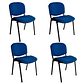 Pack 4 Sillas ISO - Meeting Tela - Miniatura 5