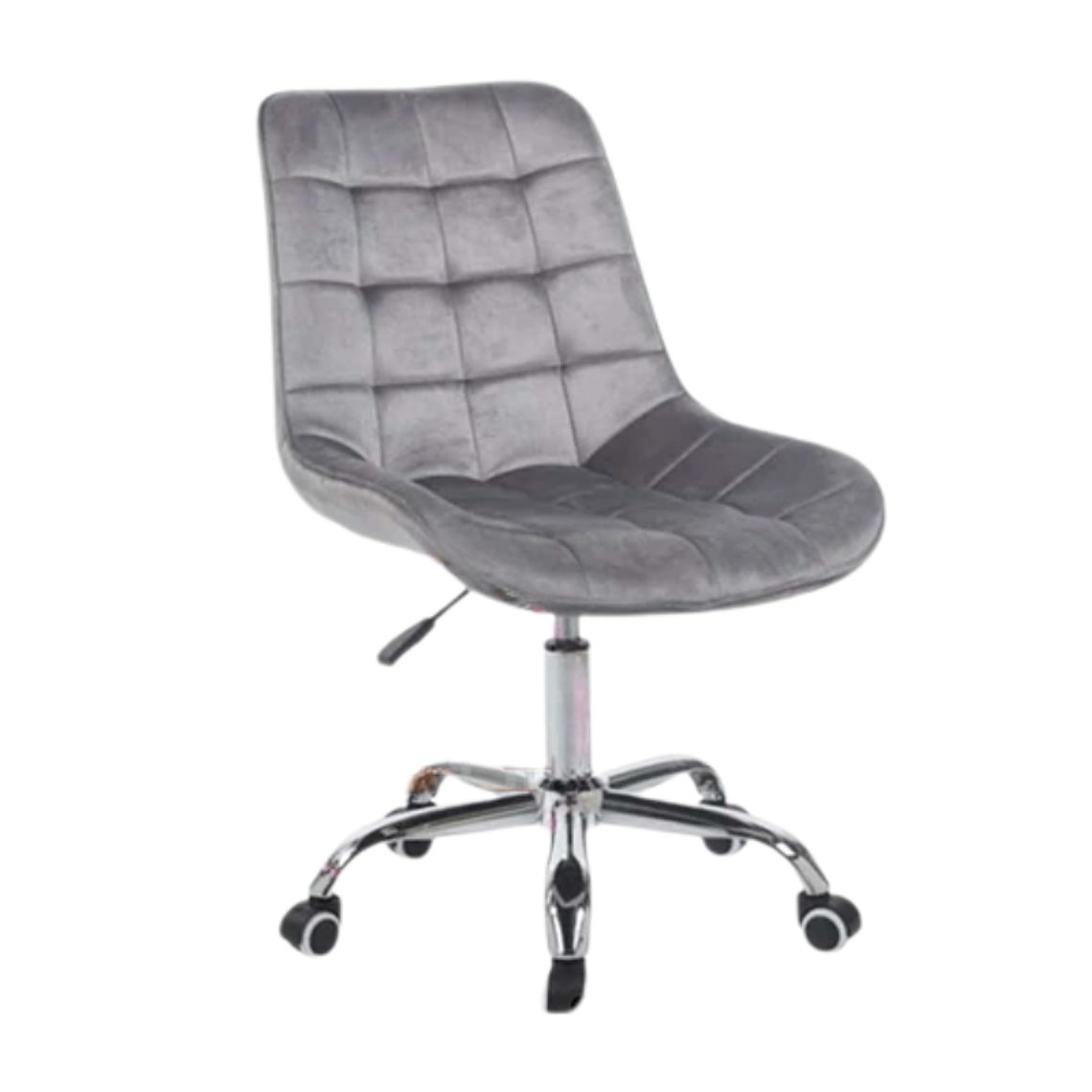 Silla de oficina escritorio Capitone Top Silver 1