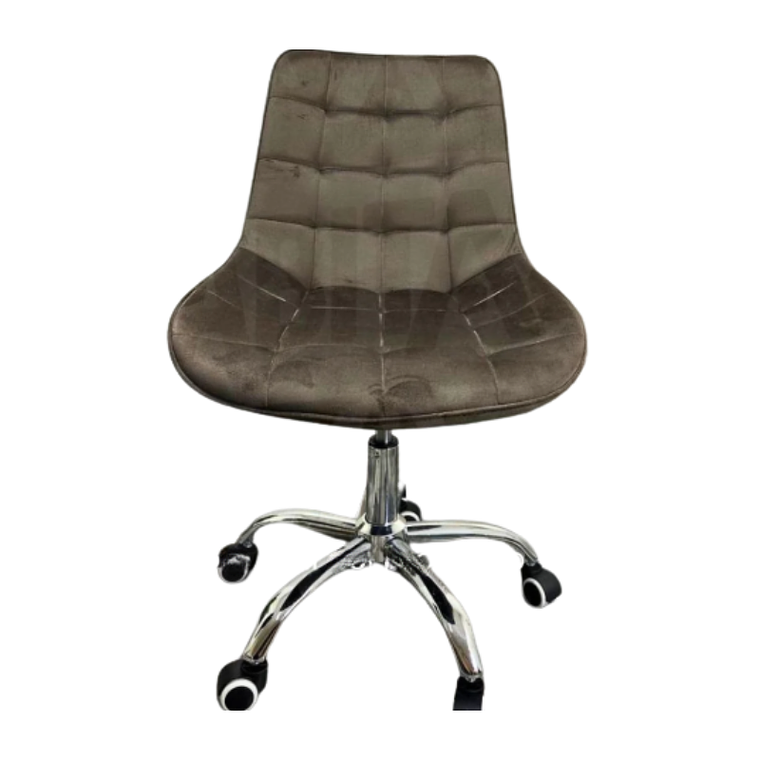 Silla de oficina escritorio Capitone Top Silver 5