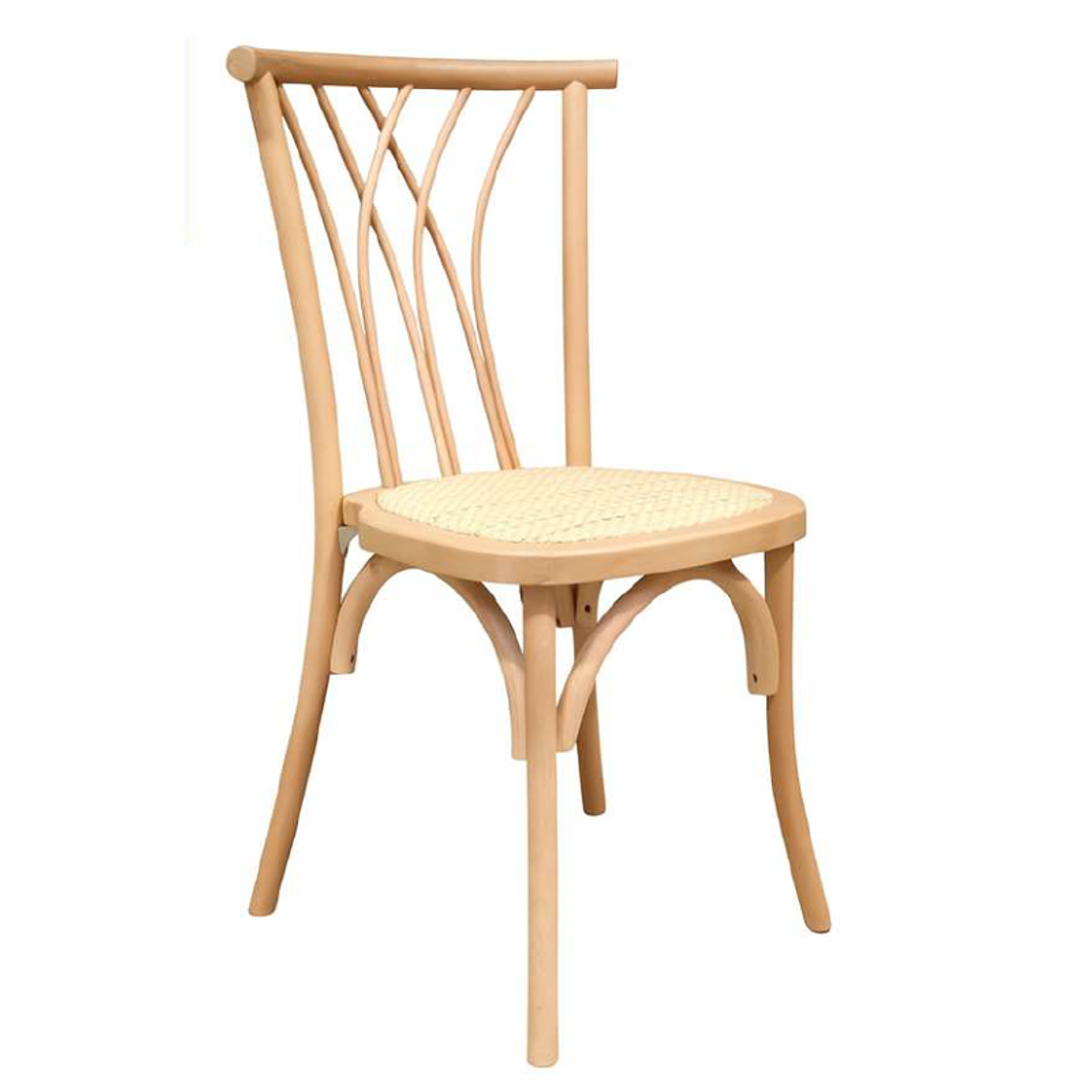 Silla Alpes Madera Rattan  1