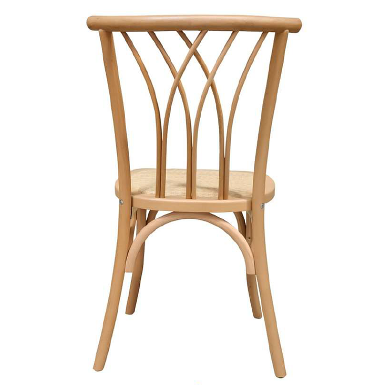 Silla Alpes Madera Rattan  3