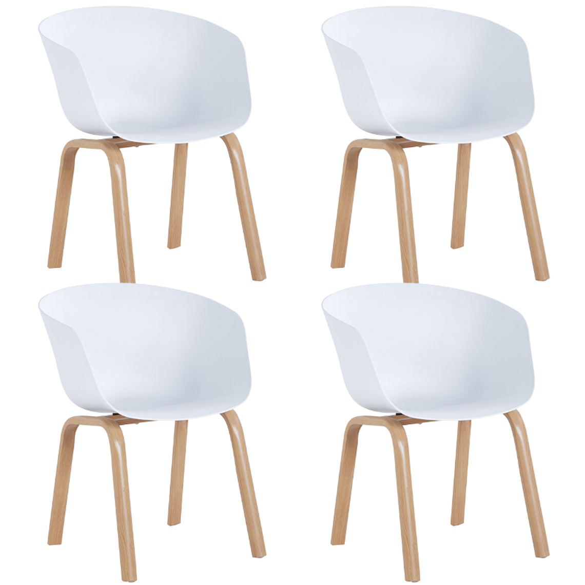 Pack 4 Sitiales Sillas Cup 1