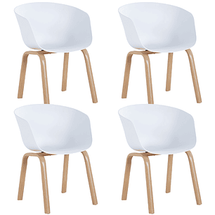 Pack 4 Sitiales Sillas Cup