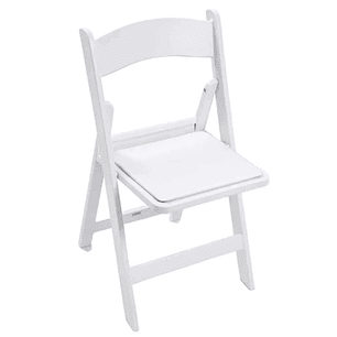 Pack 4 Sillas Plegables Resina para Eventos