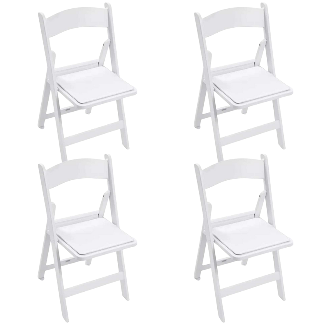 Pack 4 Sillas Plegables Resina para Eventos 1