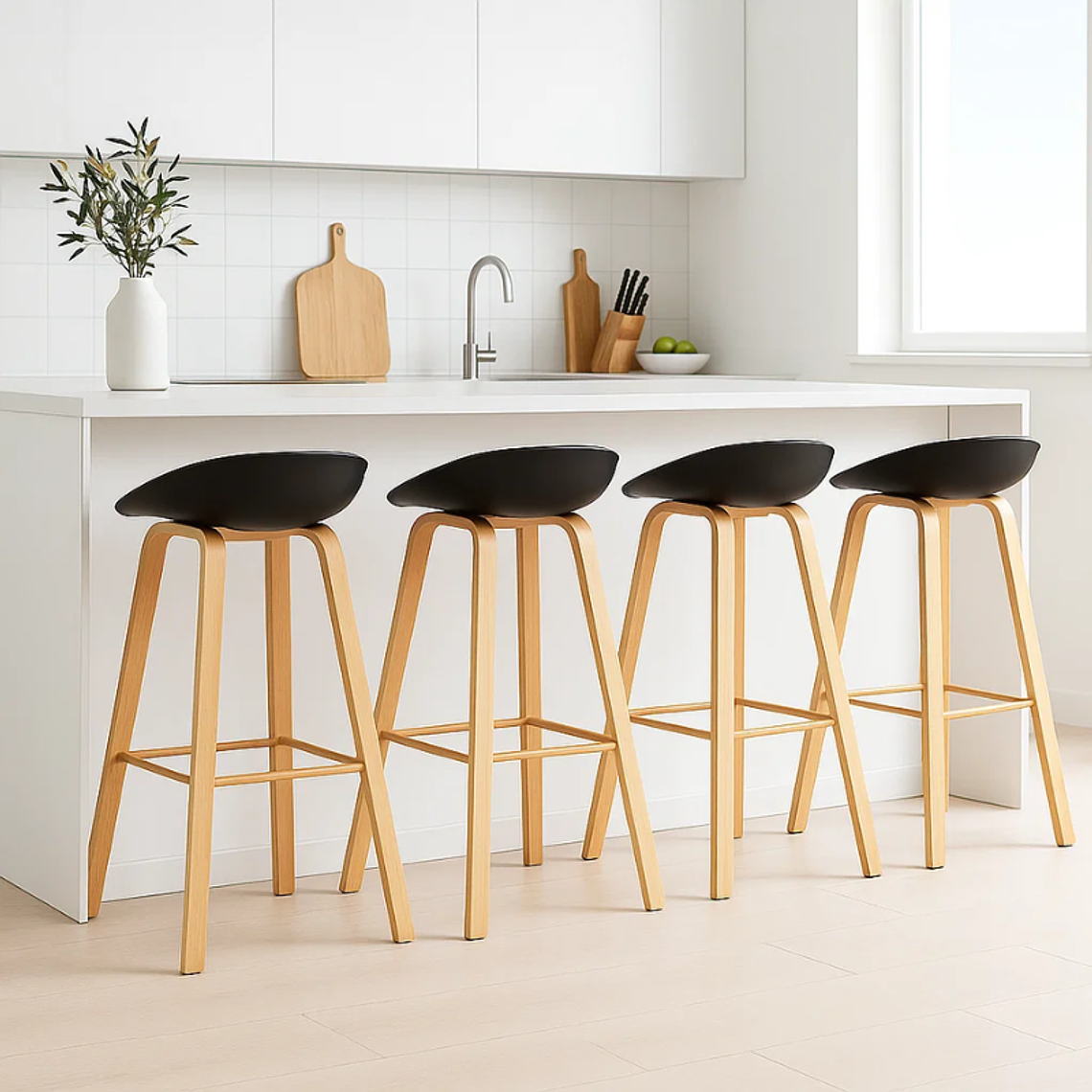 Pack 4 Taburetes Nordicos 2