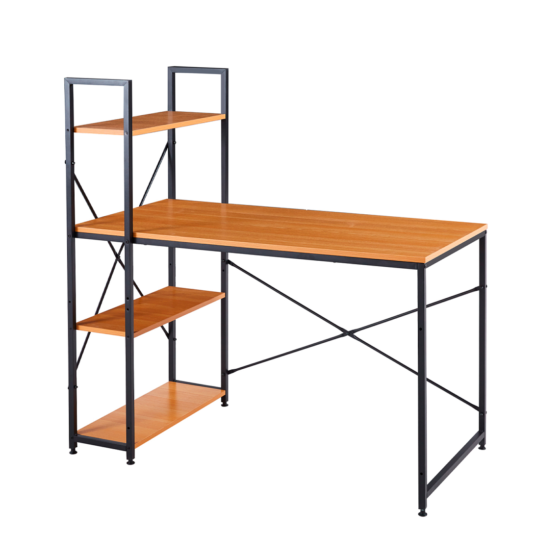 Escritorio minimalista Rossy 120 cm l Con Repisas 3