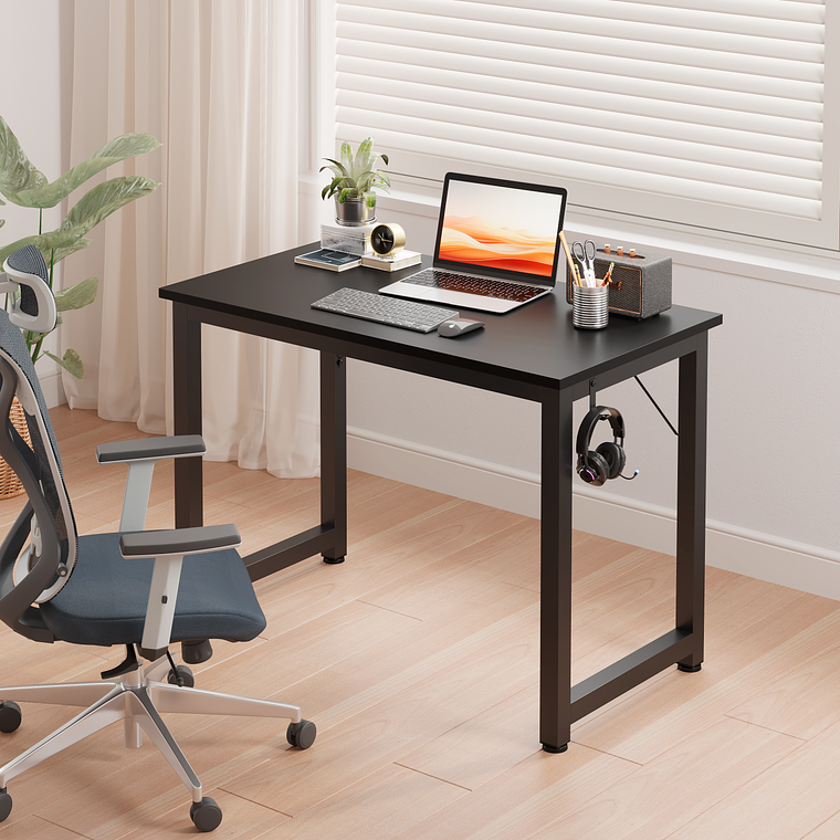 Escritorio Industrial Soon Dark 100 cm l Gancho  1