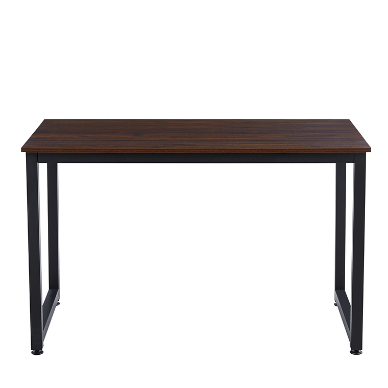 Escritorio Industrial 120 cm - Home Office madera oscura 3