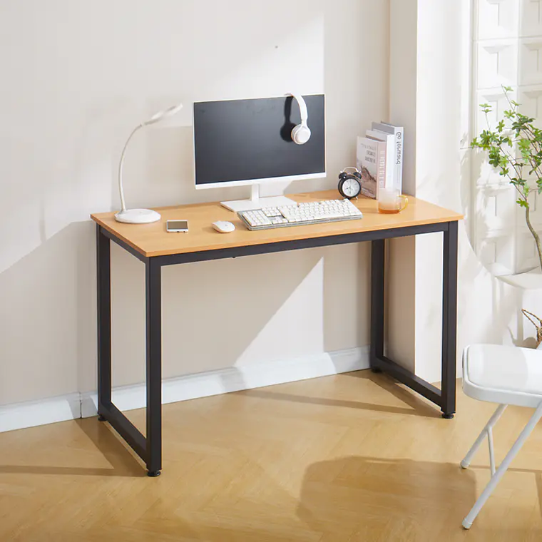 Escritorio Industrial 120 cm - Home Office madera clara 1