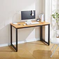 Escritorio Industrial 120 cm - Home Office madera clara - Miniatura 1