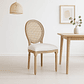 Pack de 2 Sillas de Comedor Madera Acolchada Luis XV - Miniatura 3