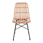 Silla de Comedor Terraza Rattan Bosnia madera - Miniatura 3