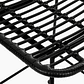 Silla de Comedor Terraza Rattan Bosnia Negra - Miniatura 7