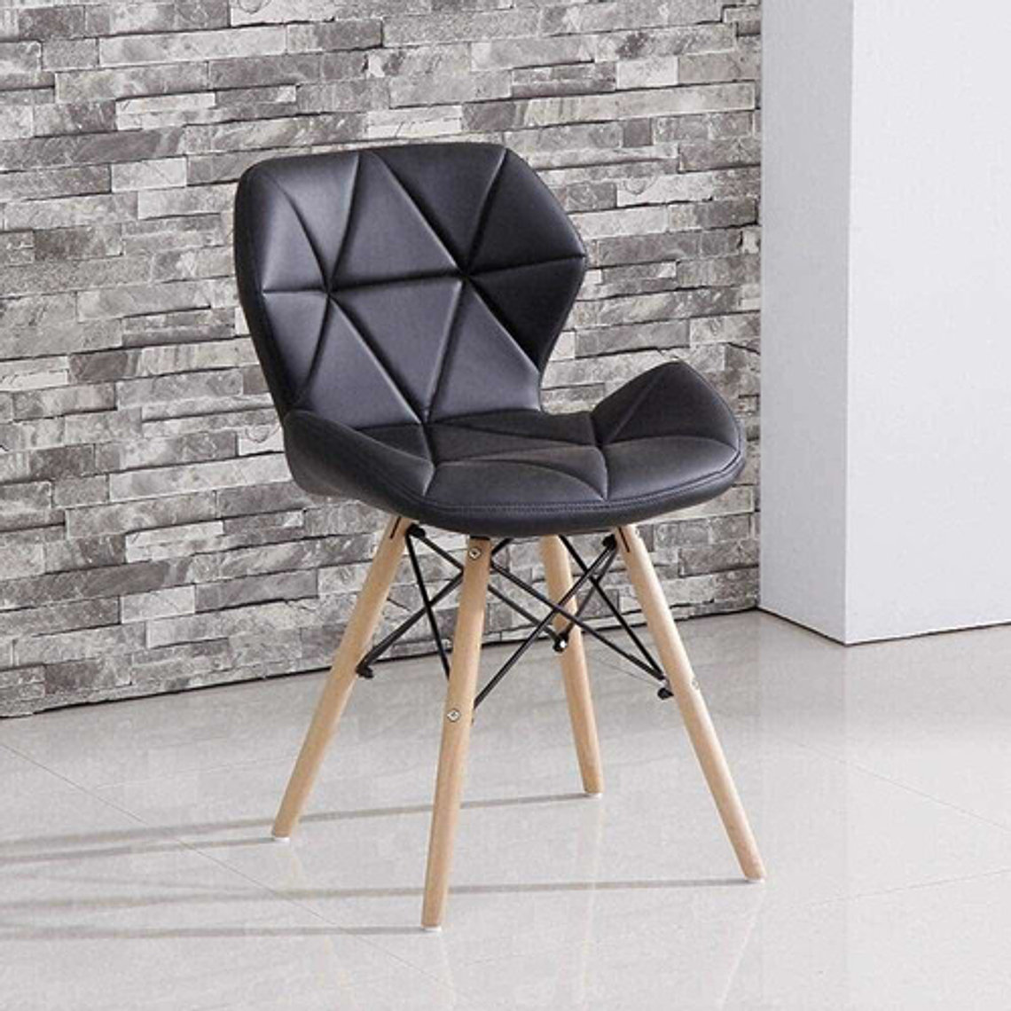 Comedor París rectangular vidrio 130x80cm con 6 Sillas Mariposas Rubik 5