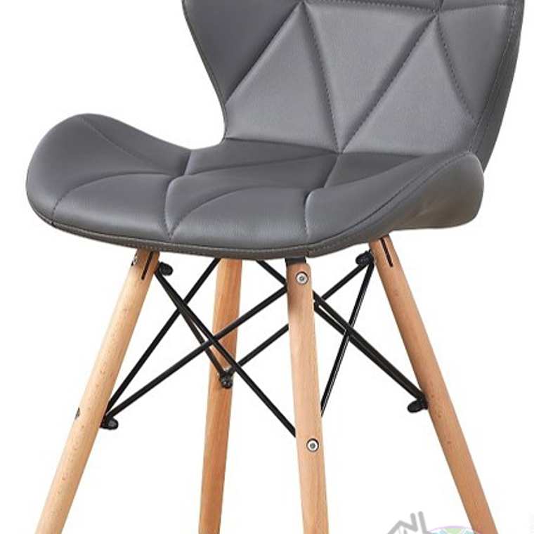 Comedor Paris rectangular vidrio 130x80cm con 4 Sillas Mariposas Rubik 7