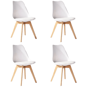 Pack 4 Sillas Tulip 