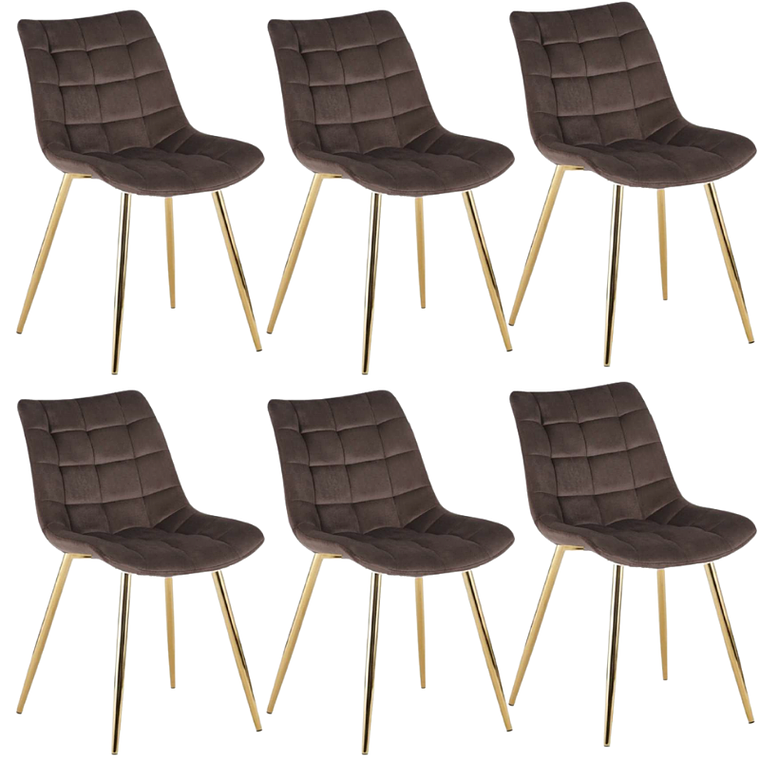 Pack 6 Sillas Capitone Gold 16