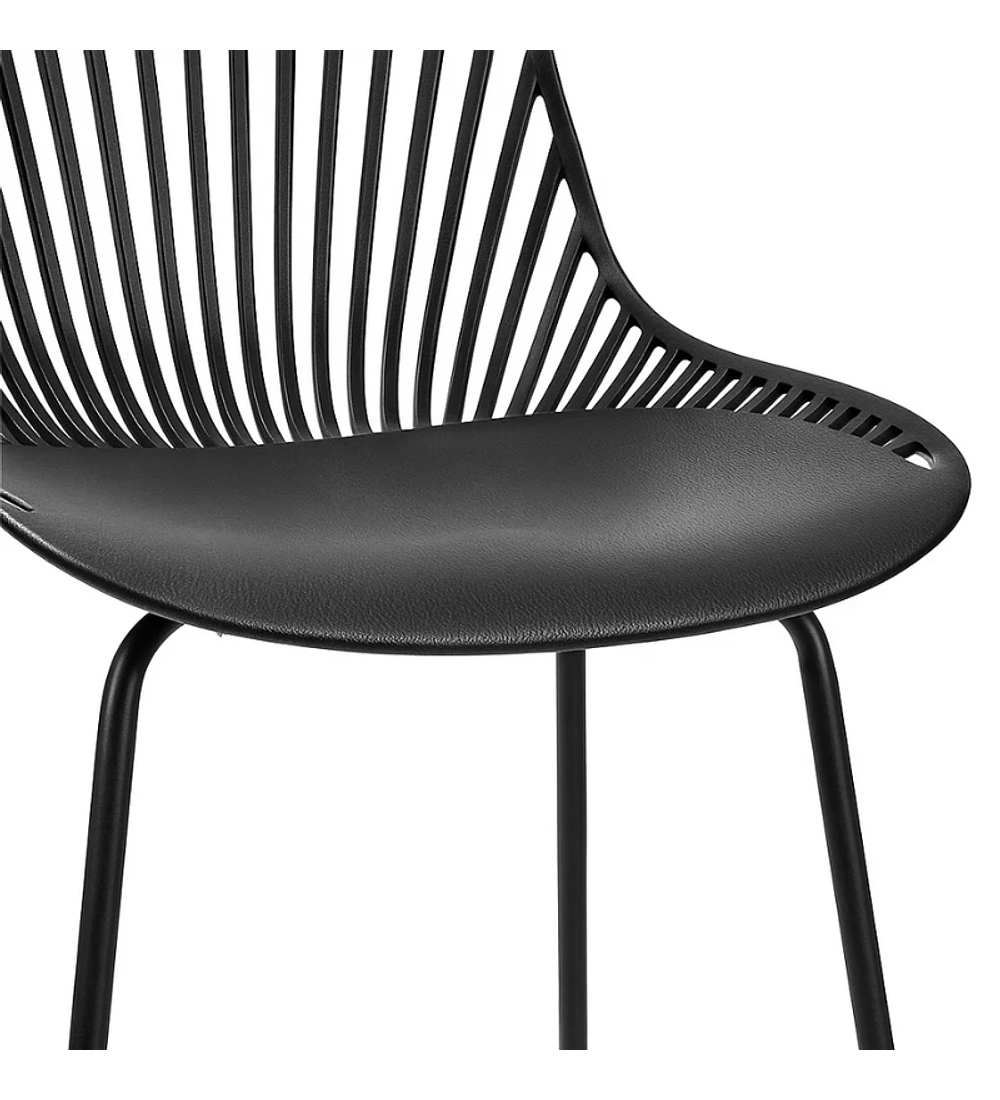 Taburete Vibo negro 76 cm