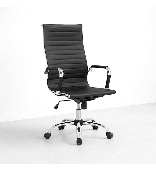 Silla de Oficina Escritorio Ejecutiva Edge Negra