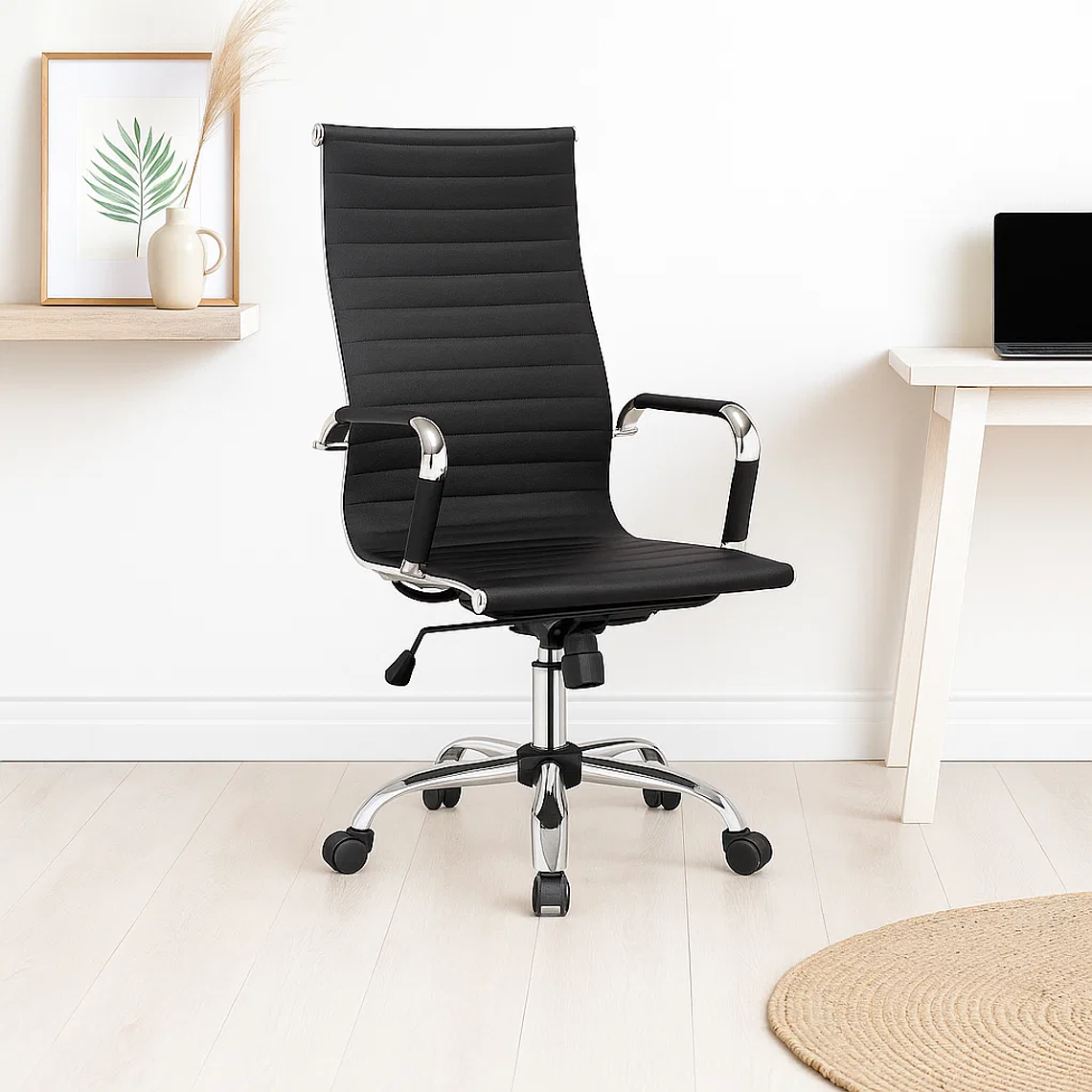 Silla de Oficina Escritorio Ejecutiva Edge Negra 3