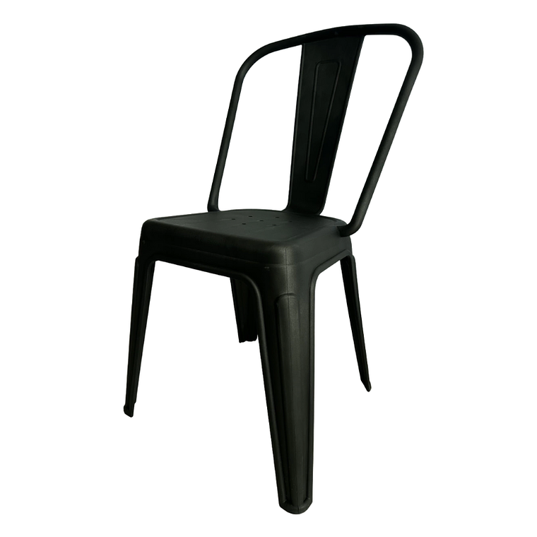 Silla Tolix Plástica l Polipropileno negra 2