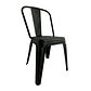 Pack 4 Sillas Tolix Plásticas l Polipropileno negras - Miniatura 2