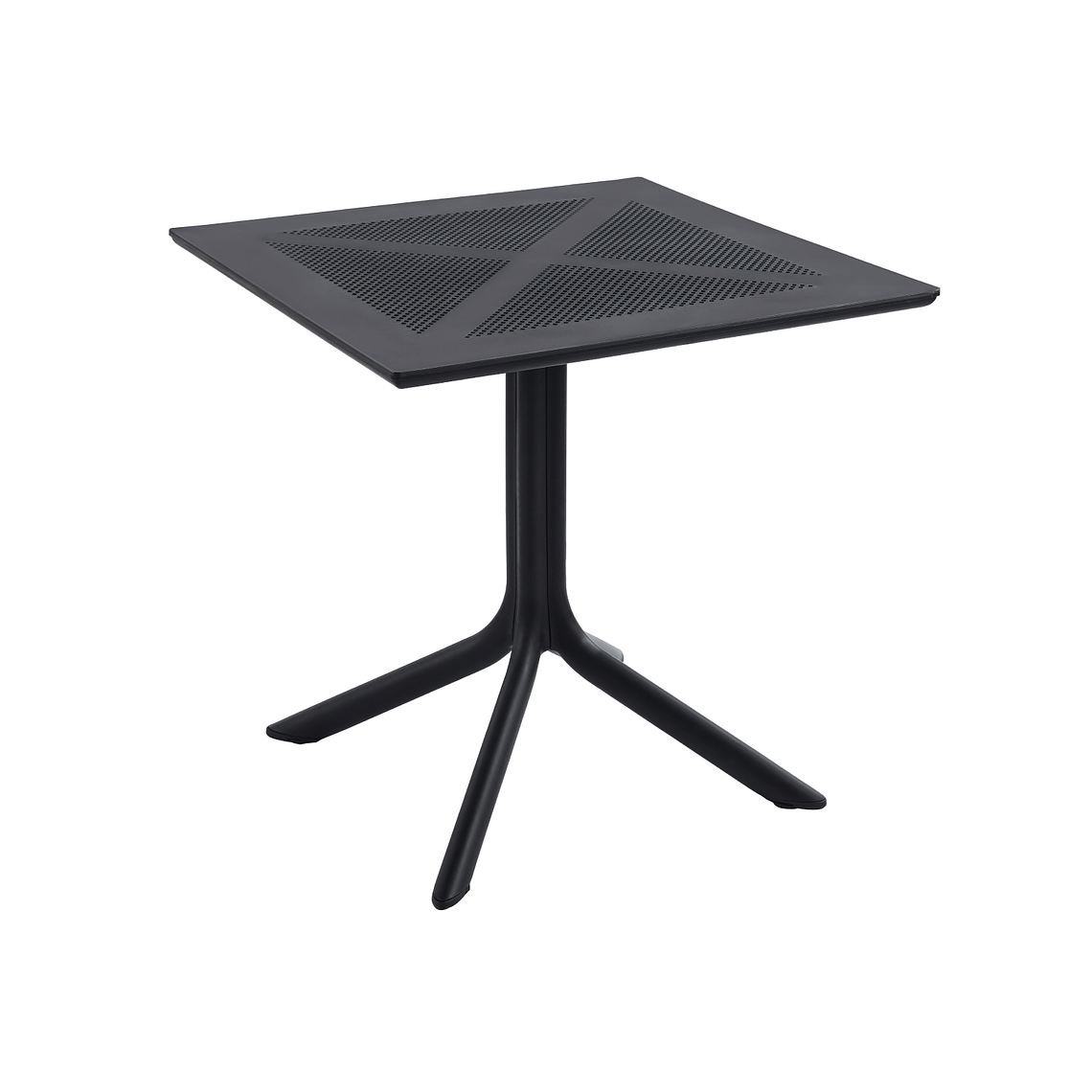 Mesa restaurant 80x80 cm Polipropileno Terraza I NEGRA 3