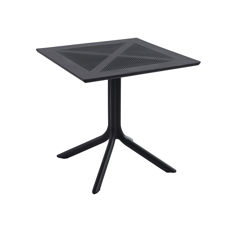 Mesa restaurant 80x80 cm Polipropileno Terraza I NEGRA 3