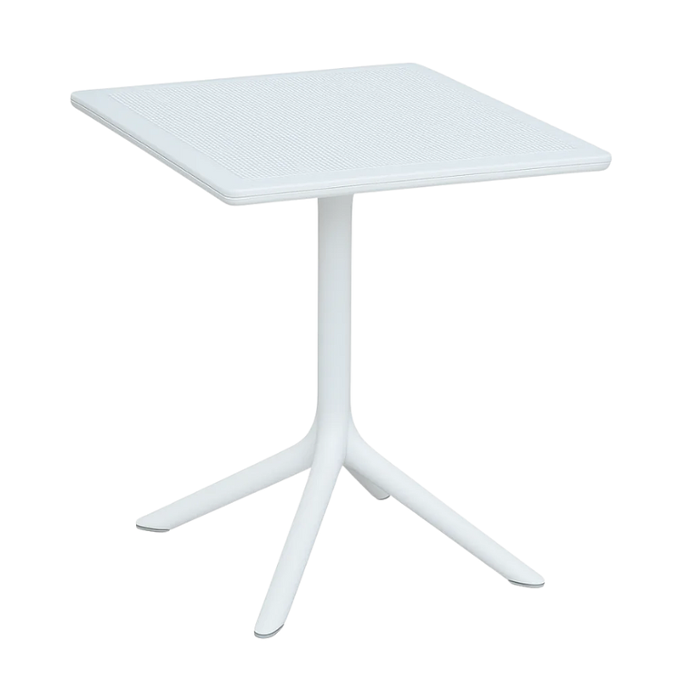 Mesa restaurant 80x80 cm Polipropileno Terraza I BLANCA 1
