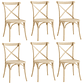 Pack 6 Sillas Crossback Danubio - Polipropileno - Miniatura 2