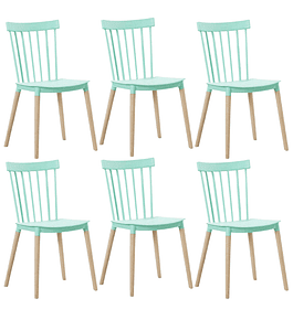 Pack 6 Sillas Windsor
