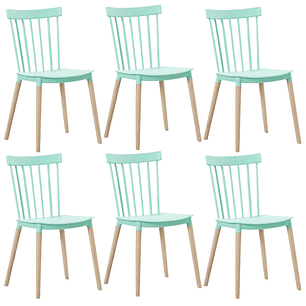 Pack 6 Sillas Windsor