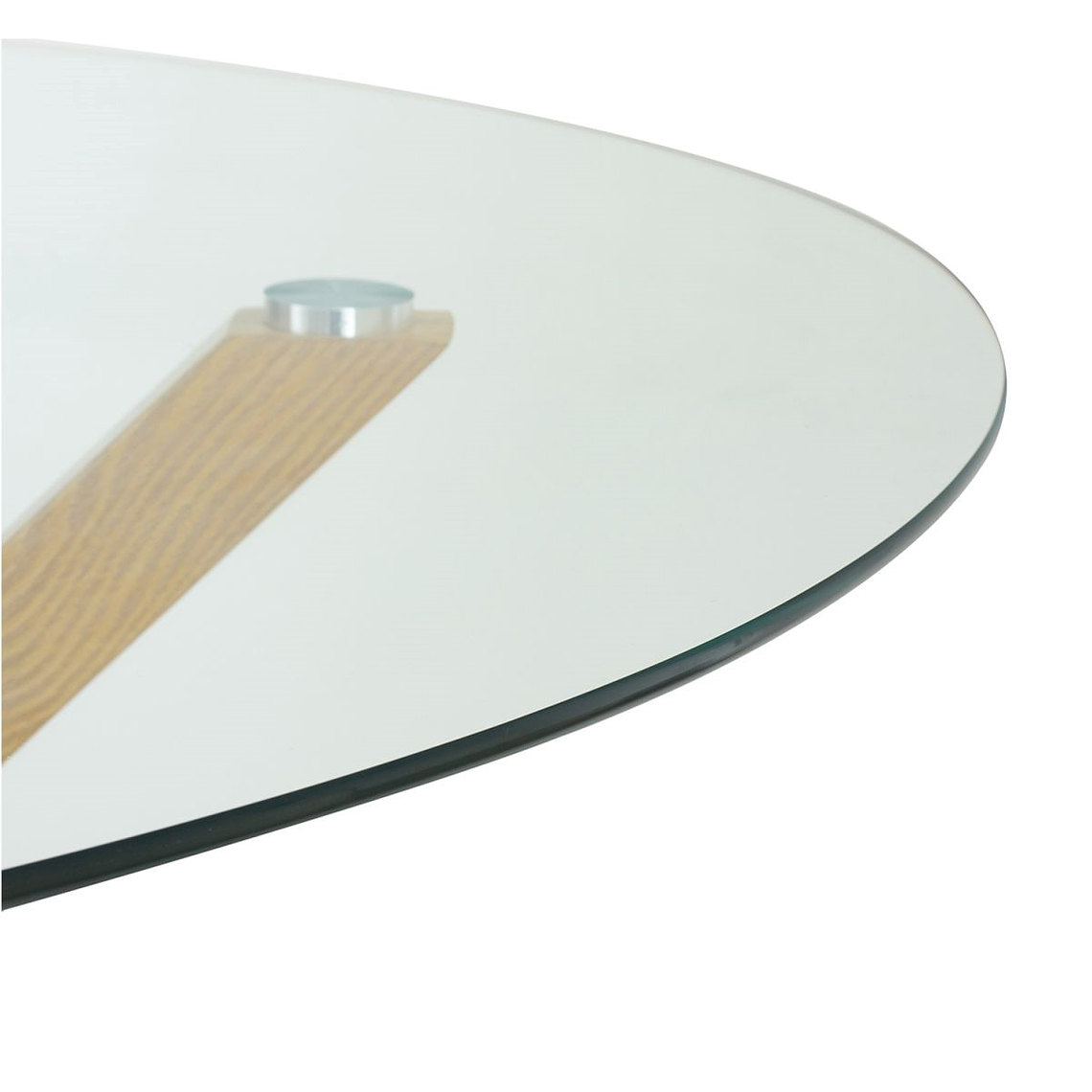 Comedor Jamaica redondo vidrio 100 cm con 4 Sillas Spoon 5