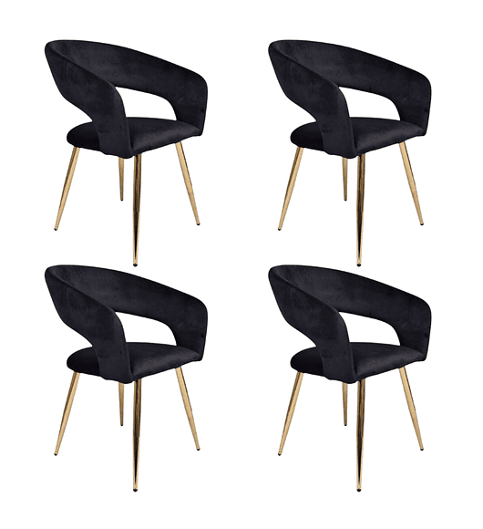 Pack 4 Sitiales Siena Gold