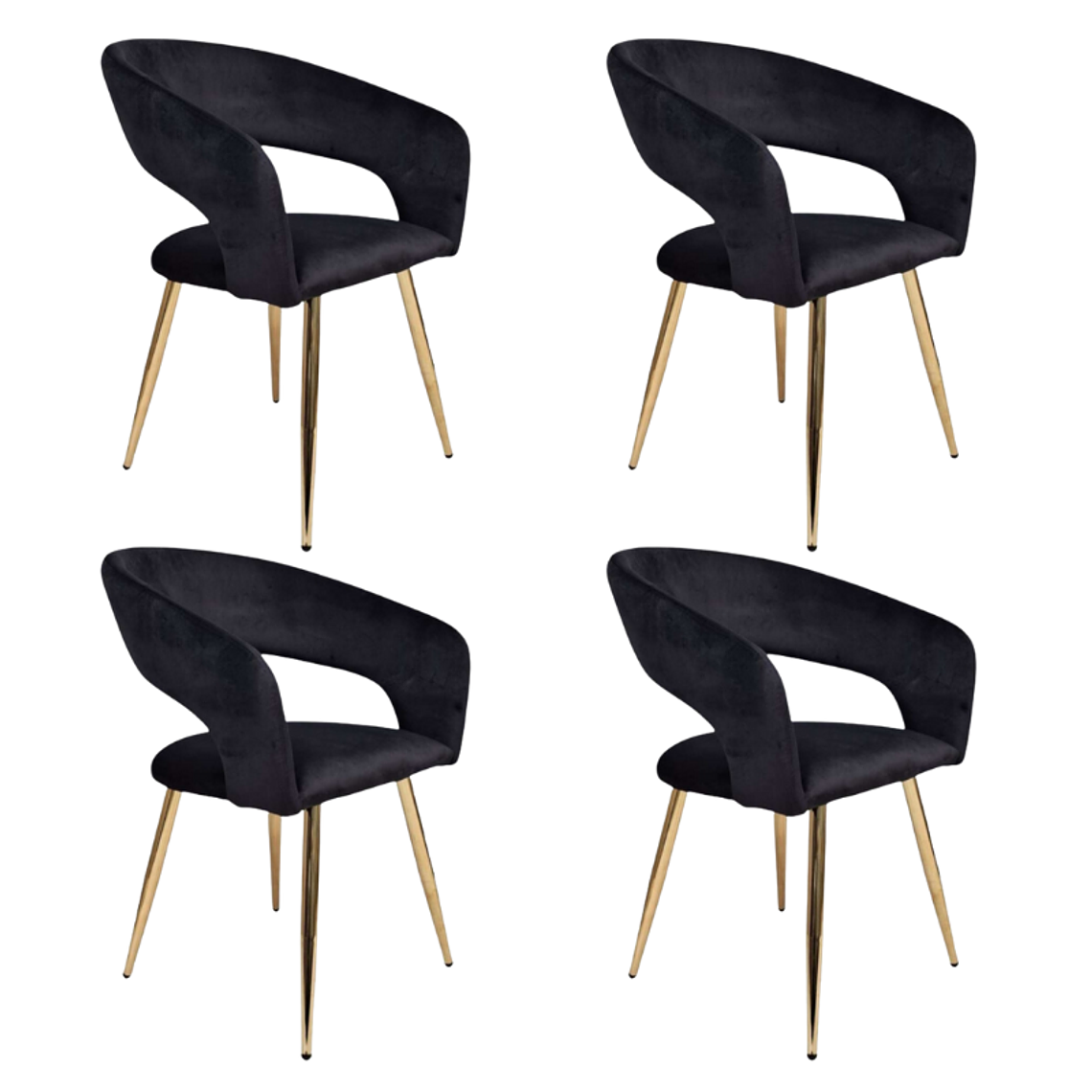 Pack 4 Sitiales Butacas Siena Gold 5