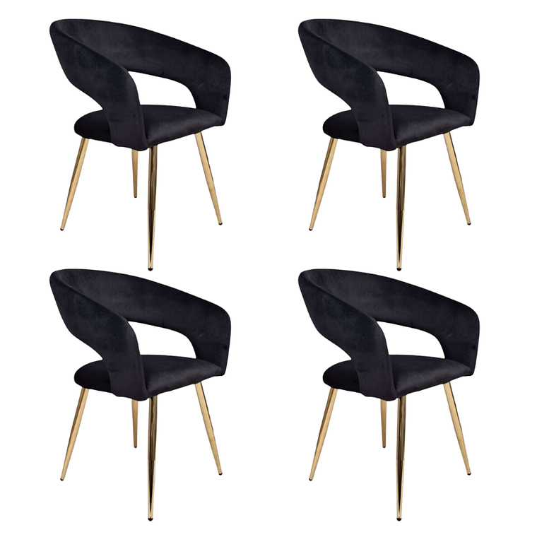 Pack 4 Sitiales Butacas Siena Gold 5