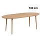 Comedor Expandible de 100 cm a 180 cm con 6 Sillas Capitone Gold - Miniatura 4