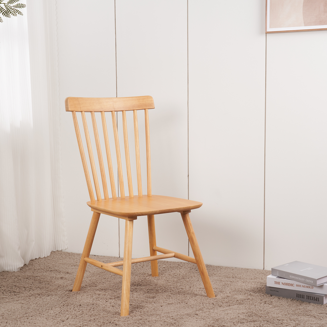 Pack 6 Sillas Windsor Madera - Natural 2