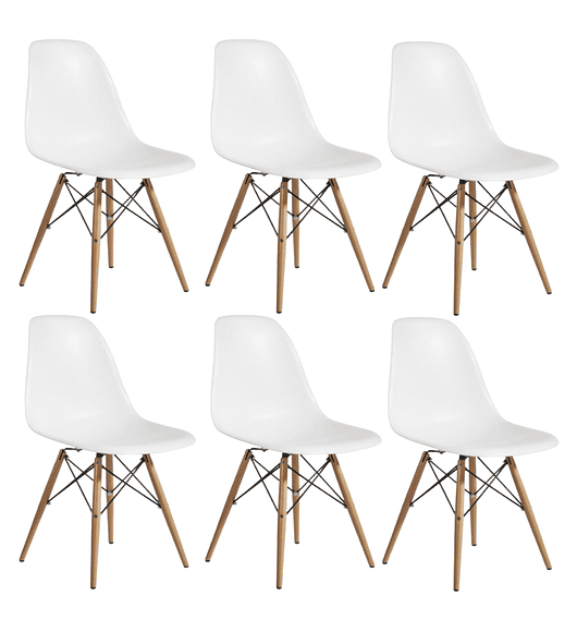 Pack 6 Sillas Eames