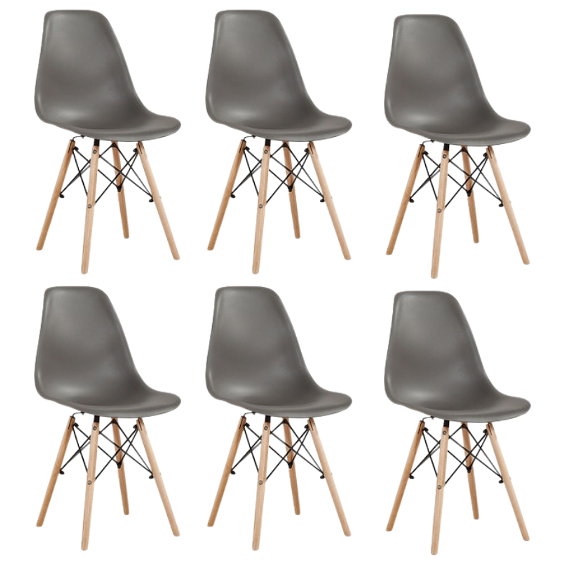 Pack 6 Sillas Eames 3