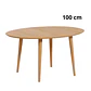 Comedor Expandible de 100 cm a 180 cm con 4 Sillas Capitone Gold - Miniatura 10