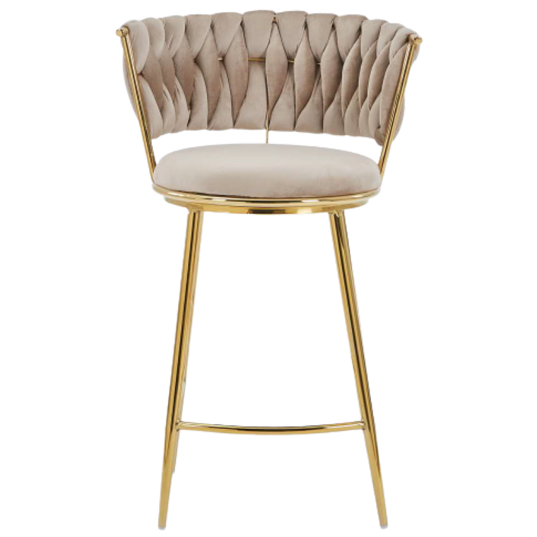 Taburete Queen Low Gold 6