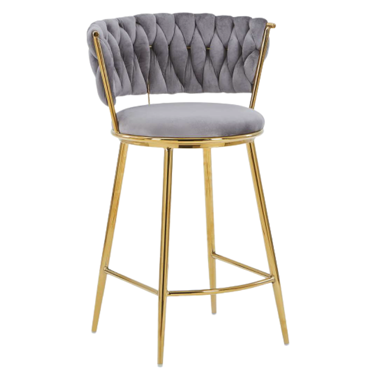 Taburete Queen Low Gold 9