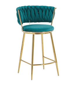 Taburete Queen Low Gold